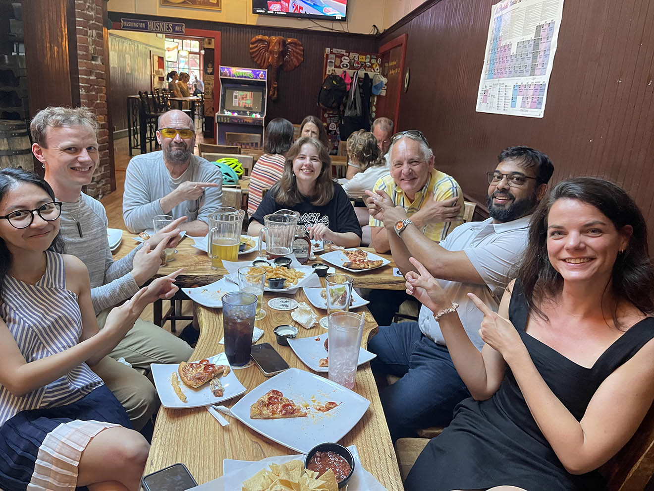 CINTRAFOR team at diner
