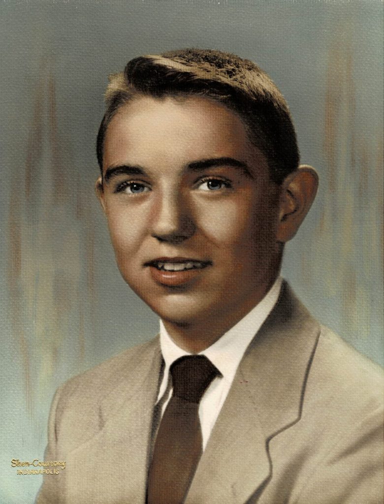 Thomas Waggener in 1957: Off to Purdue to study forestry