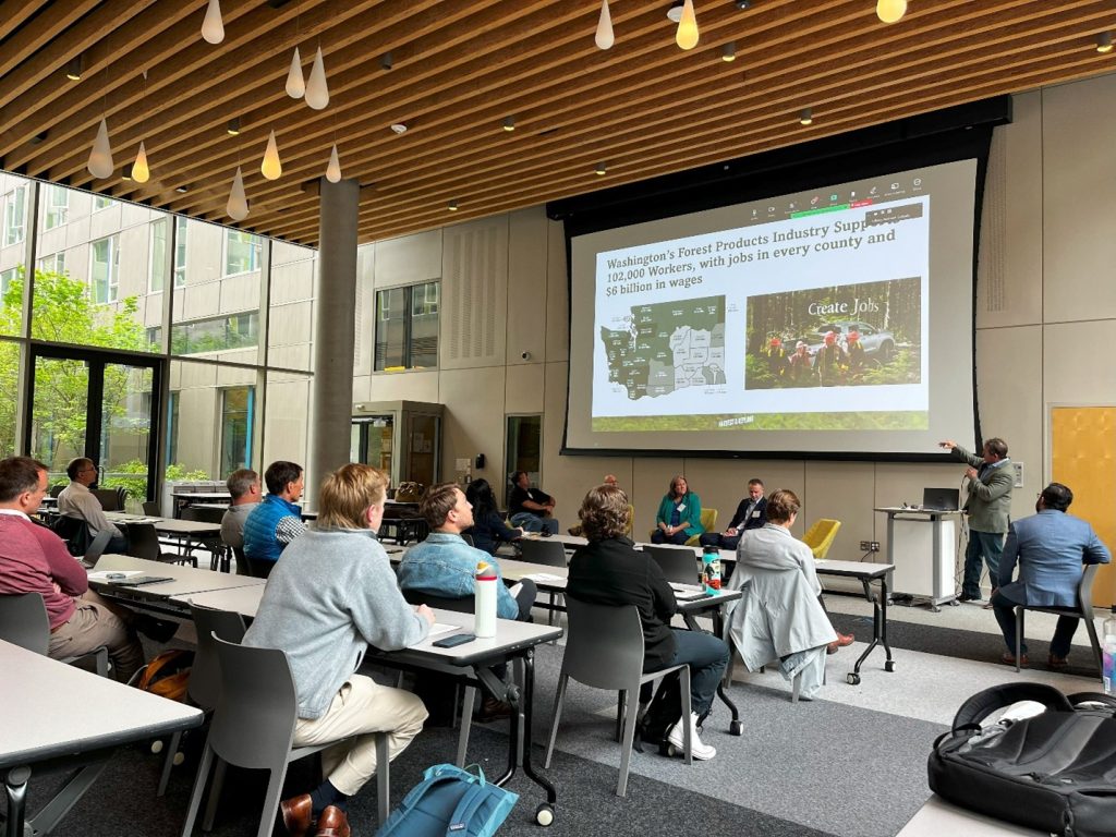 A two-day conference on long rotations and set-aside forests was held at the University of Washington