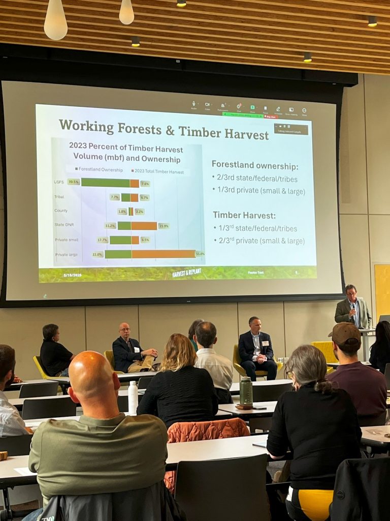 A panel in session at the WFE conference held at the University of Washington